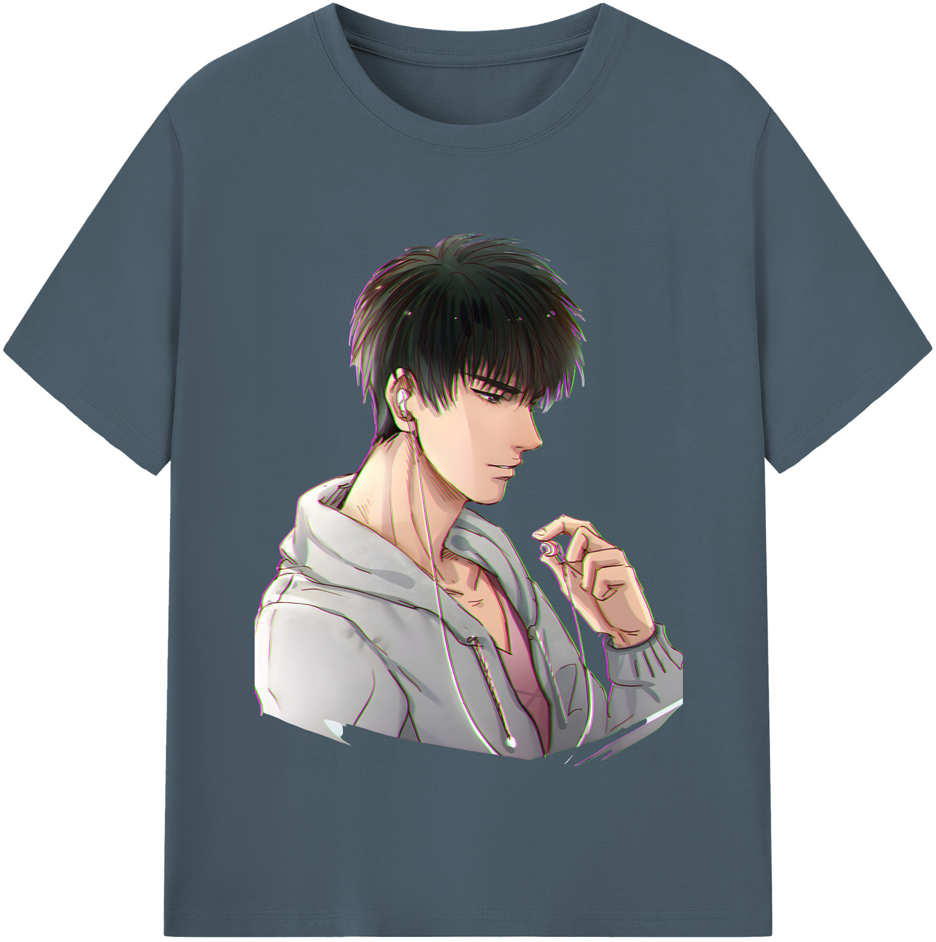 SLAM DUNK／スラムダンク 綿100％半袖Tシャツ（フロントプリント）